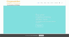 Desktop Screenshot of cryptosticker.com